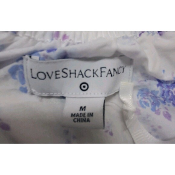 NWT LoveShackFancy x Target Gemma Dress Women's Medium White Maxi Floral Cottage - Picture 3 of 14